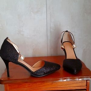 Unknown brand black sparkle 9